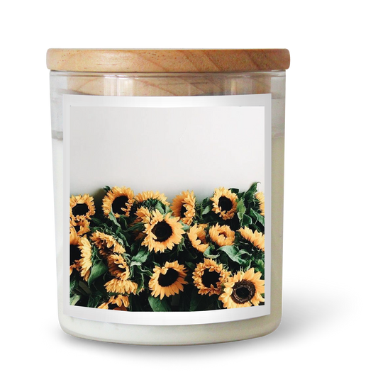 Sunflowers Candle