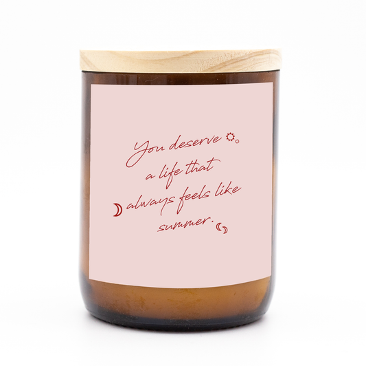 Happy Days Candle - feels like summer