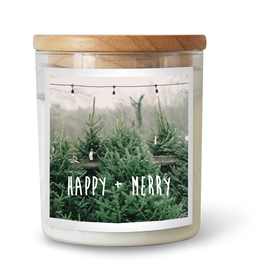 Happy + Merry Christmas Soul Candle