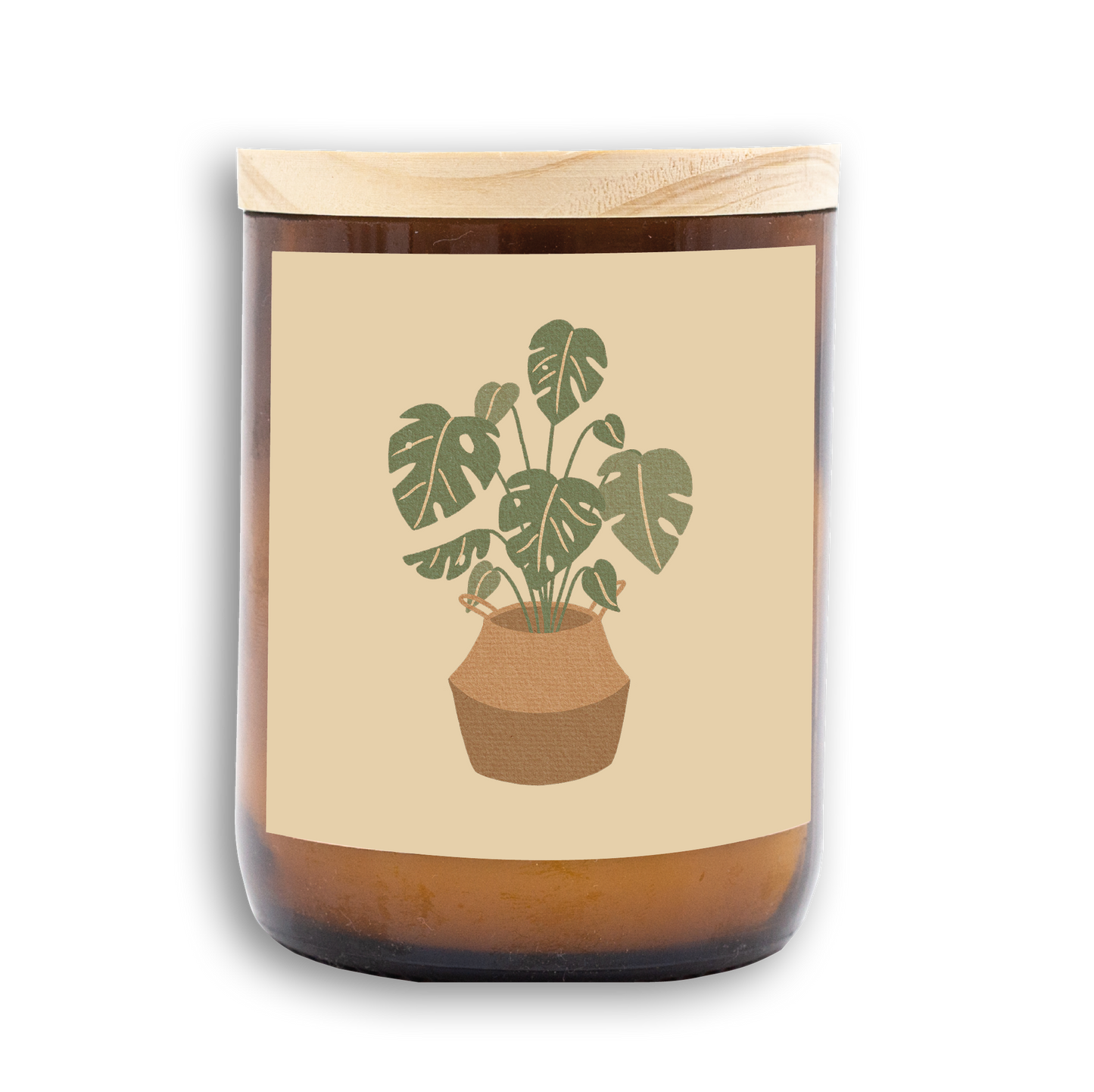 House Plants Candle - Monstera