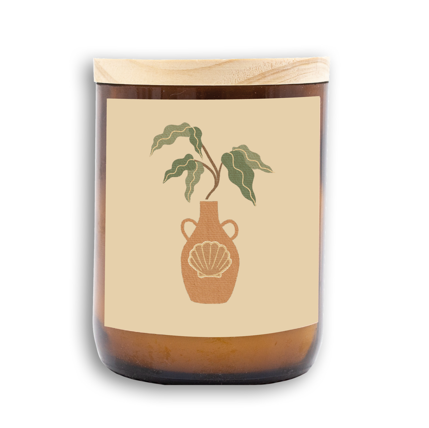 House Plants Candle - Shell