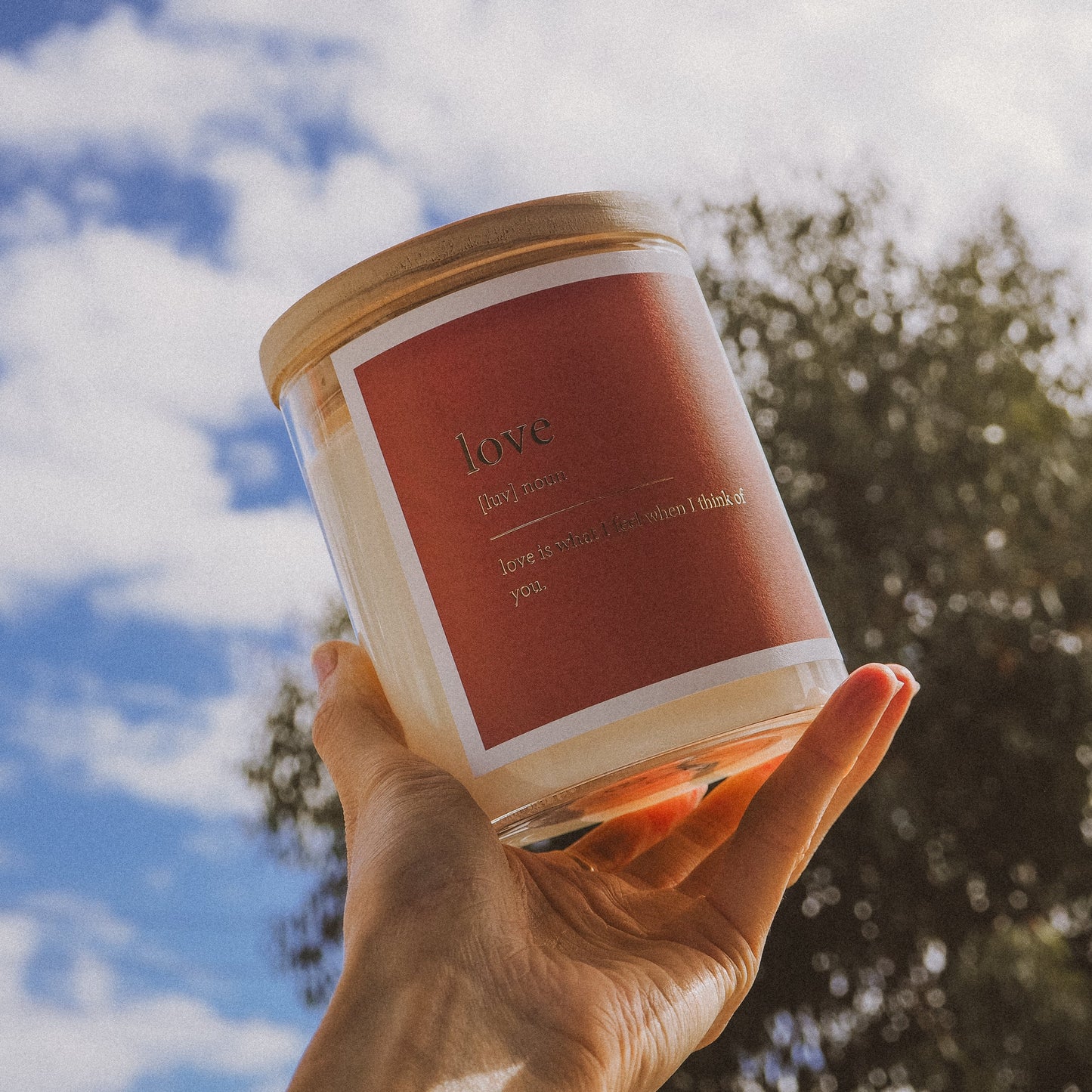 GOLDIE Dictionary Soul Candle - Love