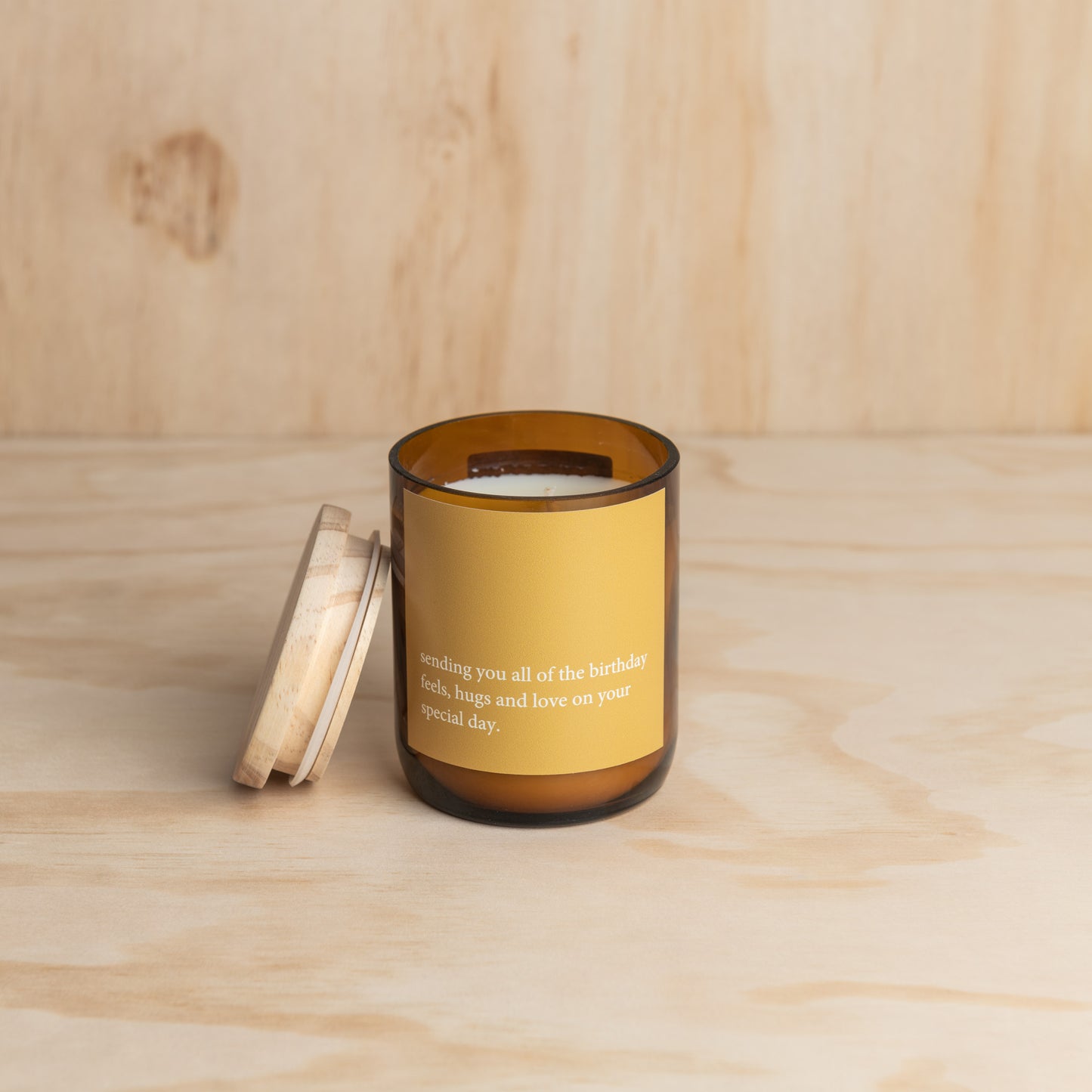 Heartfelt Quote Candle - birthday feels