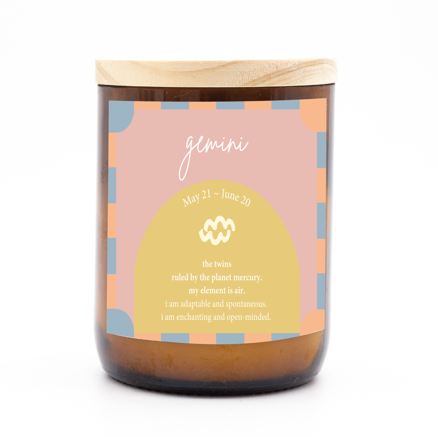 Zodiac Colour Candle - Gemini