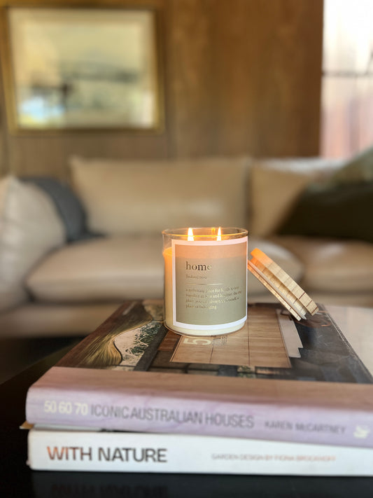 GOLDIE Dictionary Soul Candle - Home