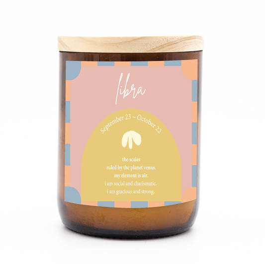 Zodiac Colour Candle - Libra