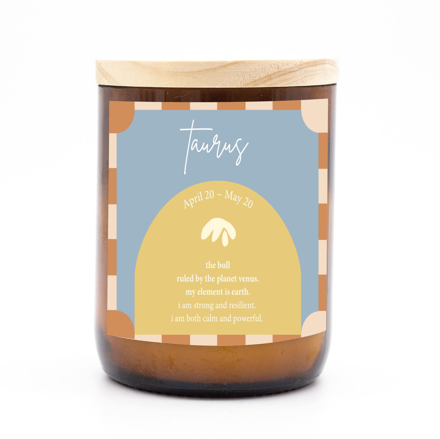 Zodiac Colour Candle - Taurus