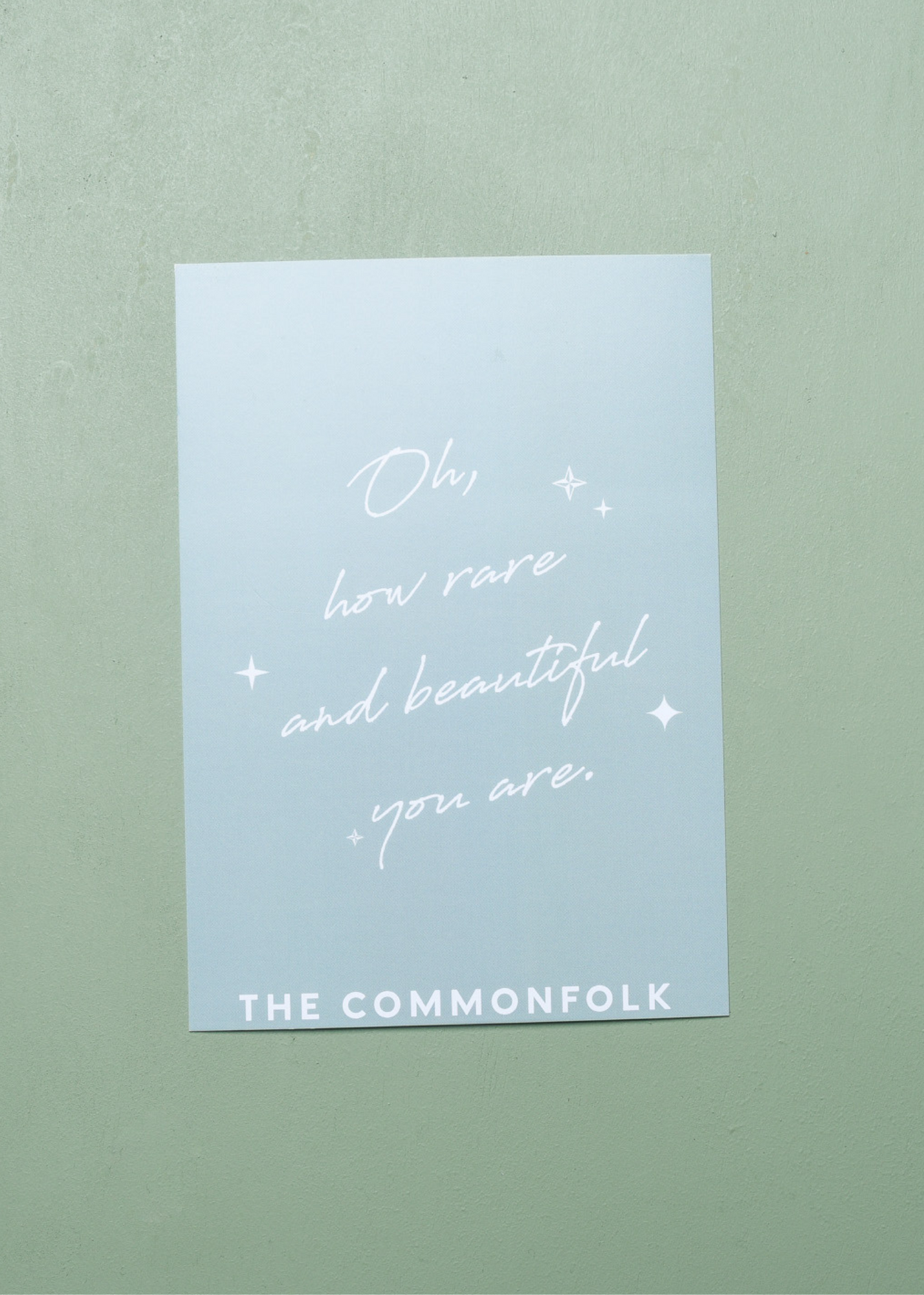Commonfolk Personalised Card