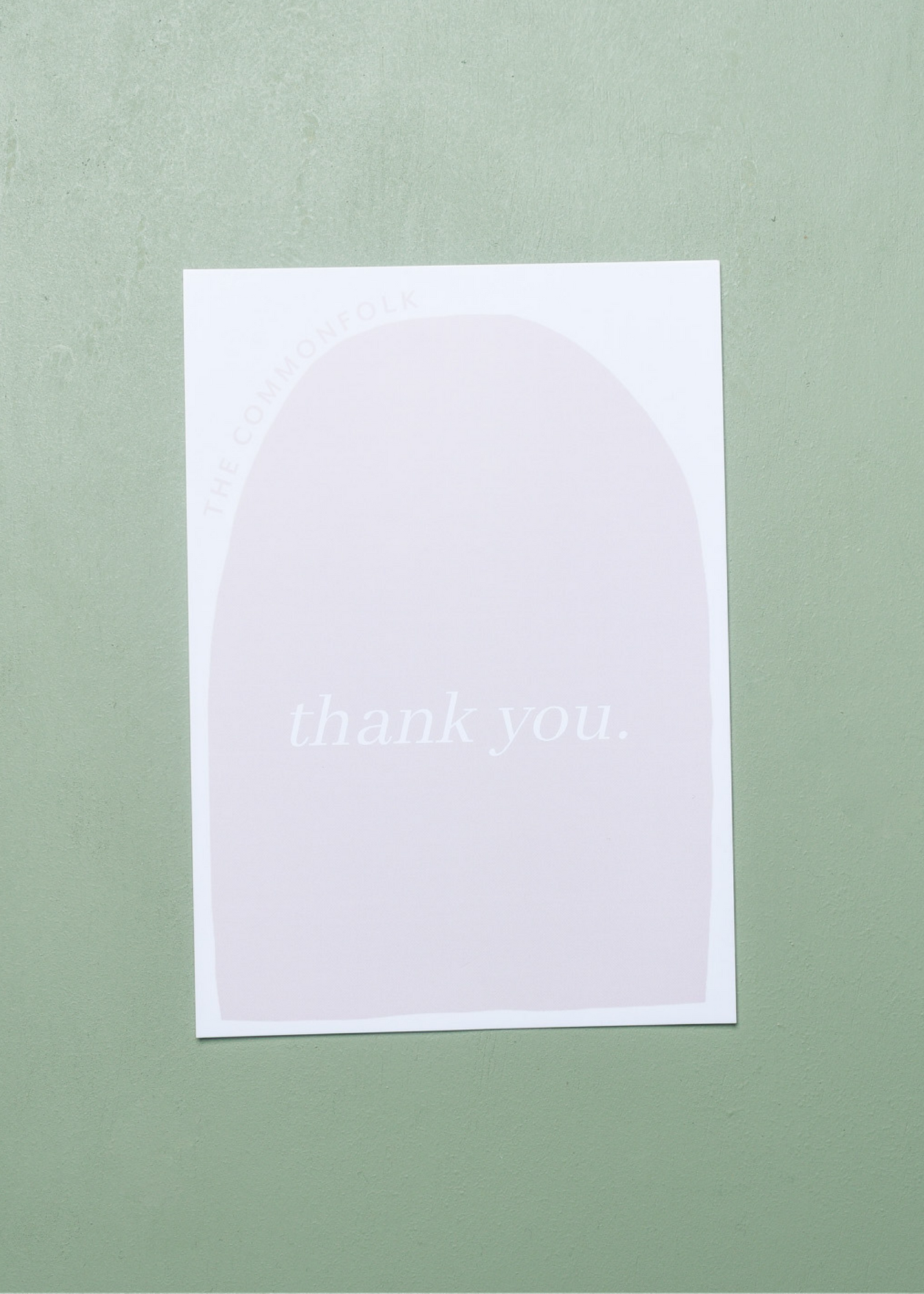 Commonfolk Personalised Card