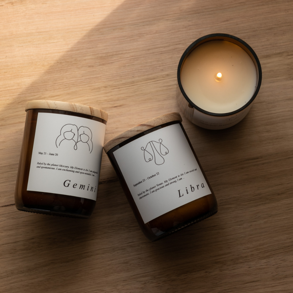 Zodiac Mid Candle - Gemini