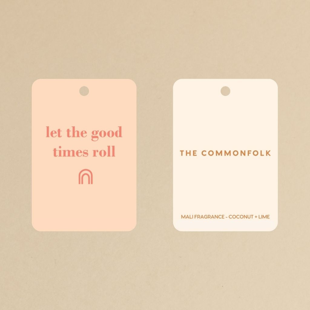 ALMOST GONE! Let the Good Times Roll Air Freshener - Mali