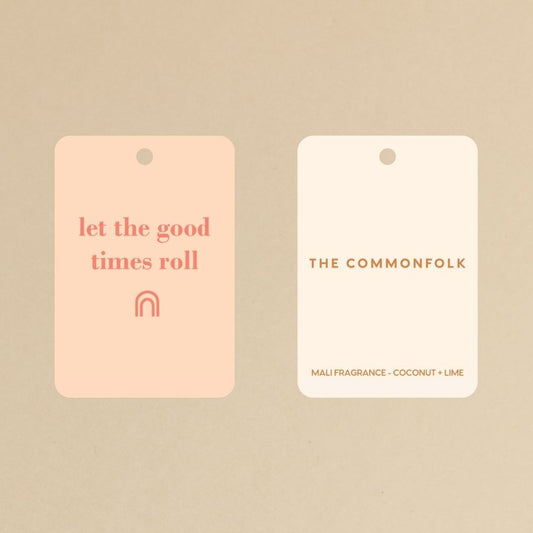 ALMOST GONE! Let the Good Times Roll Air Freshener - Mali