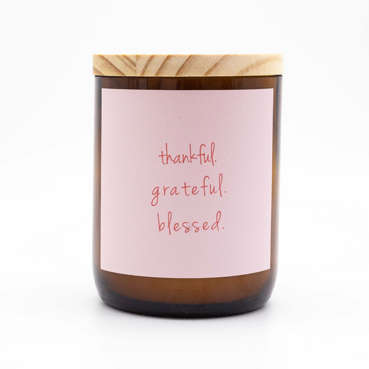 Happy Days Candle - Thankful