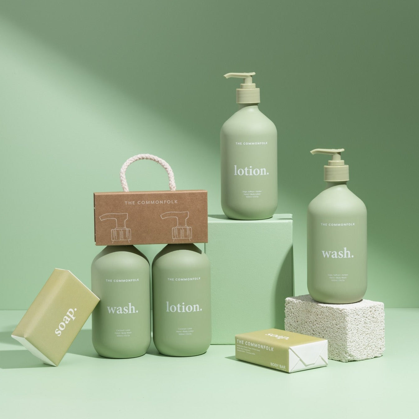 Keep It Simple Wash+Lotion Kit - Sage