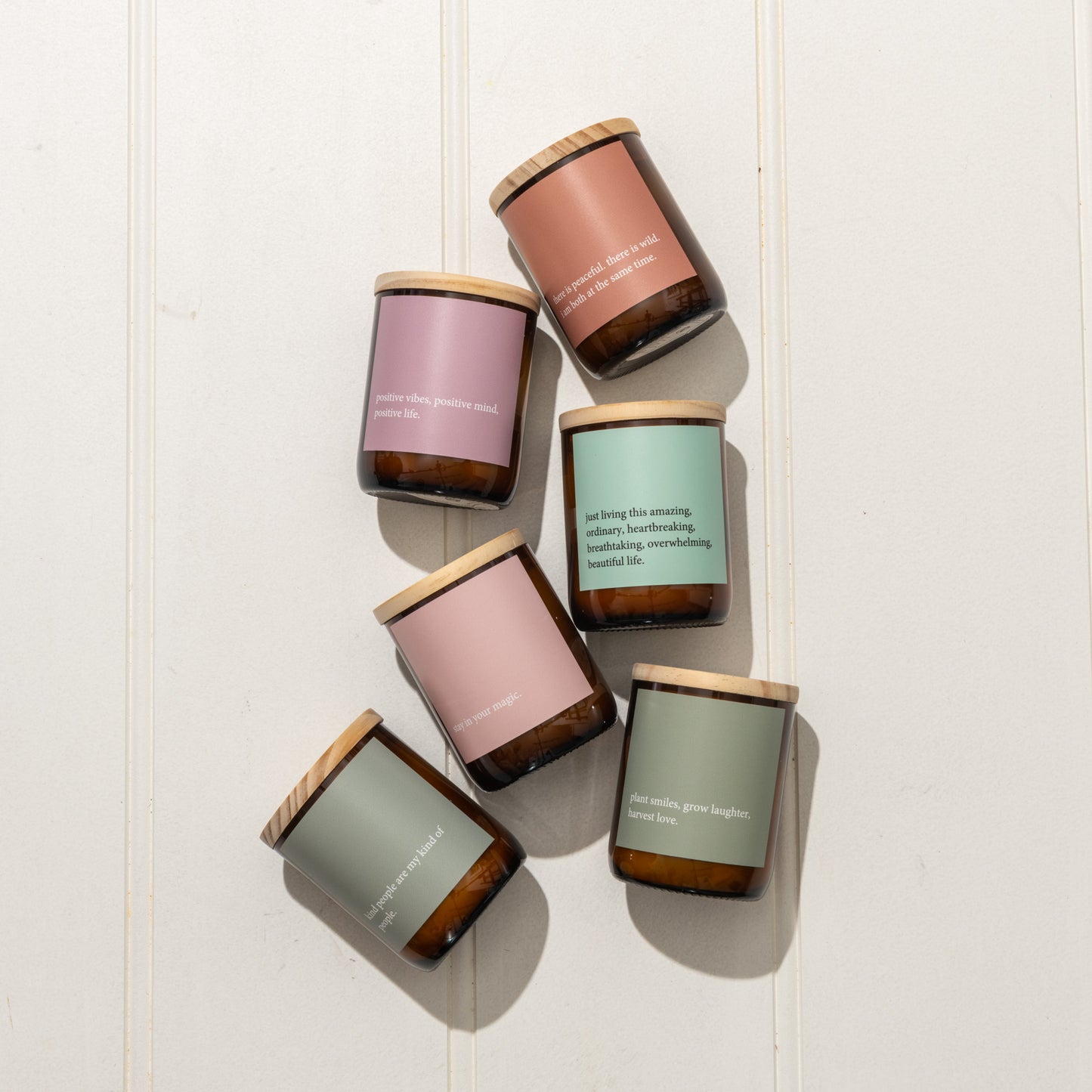Heartfelt Quote Candle - kind people