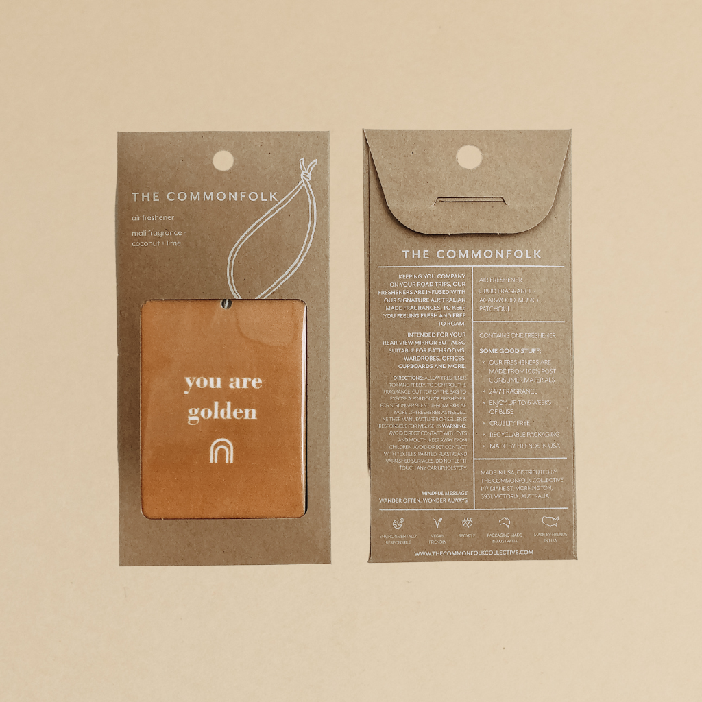 SOLD OUT You are Golden Air Freshener - Mali