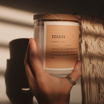 FOIL Dictionary Meaning Mum Candle