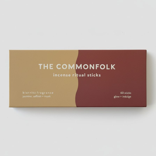 Box of The Commonfolk incense ritual sticks on a white background