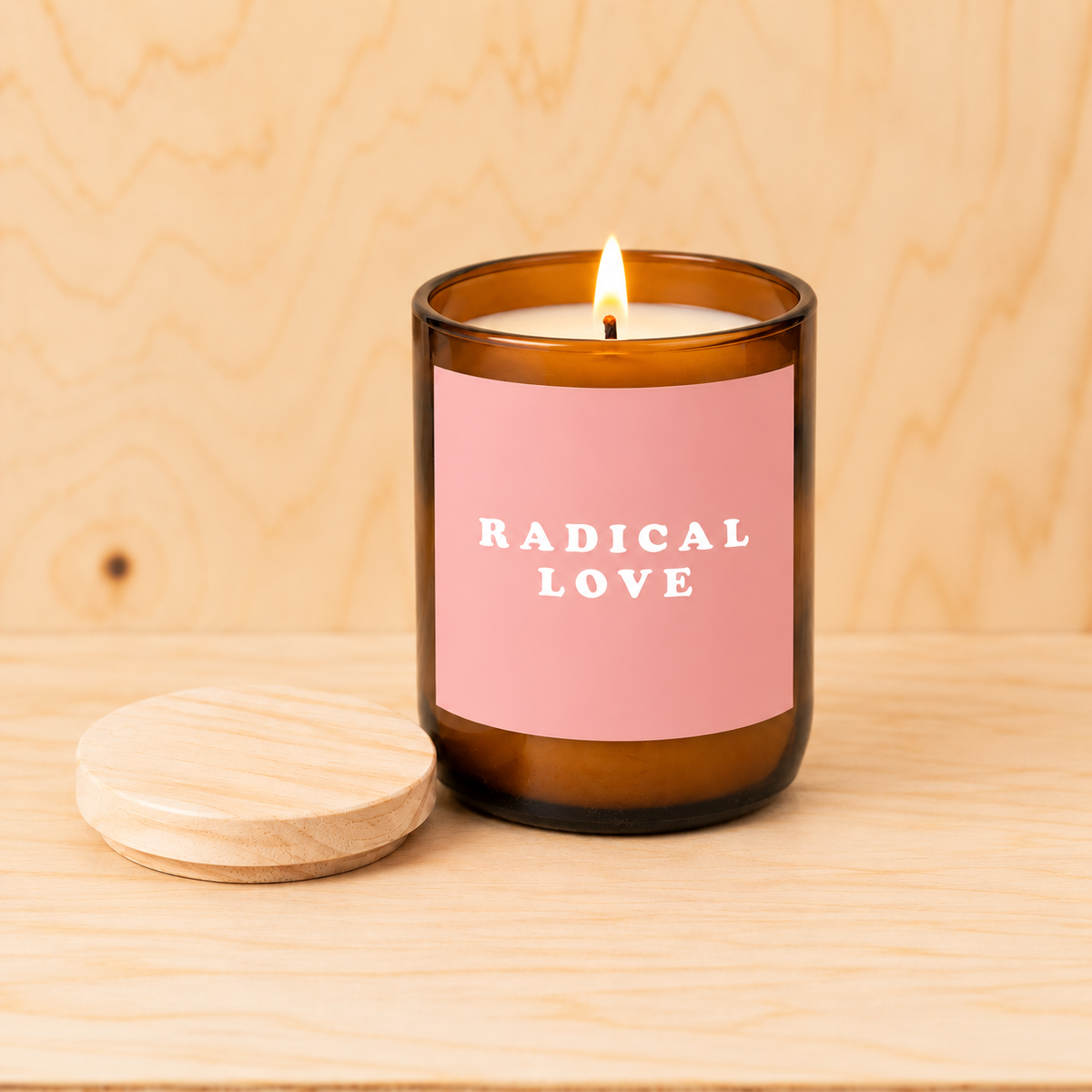 Radical Love ~ Happy Days Candle