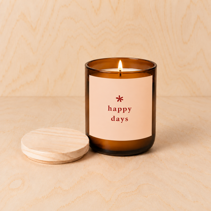 Happy Days Candle