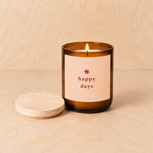 Happy Days Candle