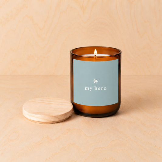 Hero ~ Happy Days Candle