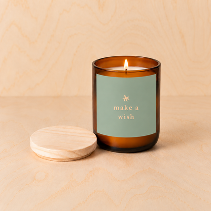 Make A Wish ~ Happy Days Candle