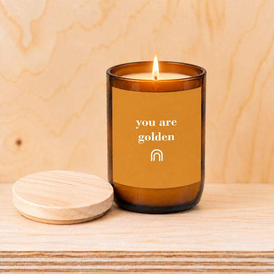 You Are Golden ~ Happy Days Candle
