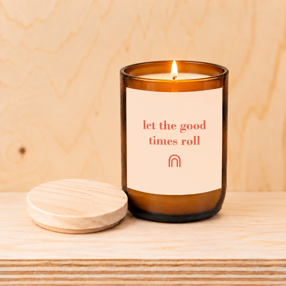 Good Times Roll ~ Happy Days Candle
