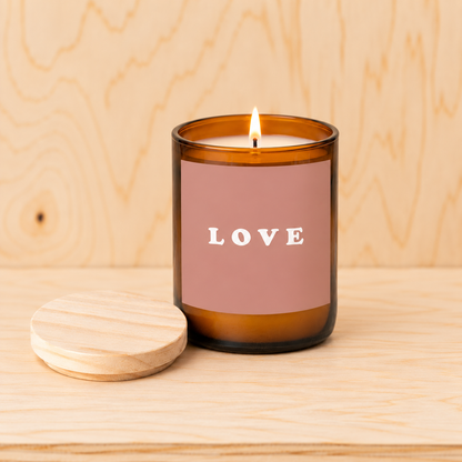 Love ~ Happy Days Candle