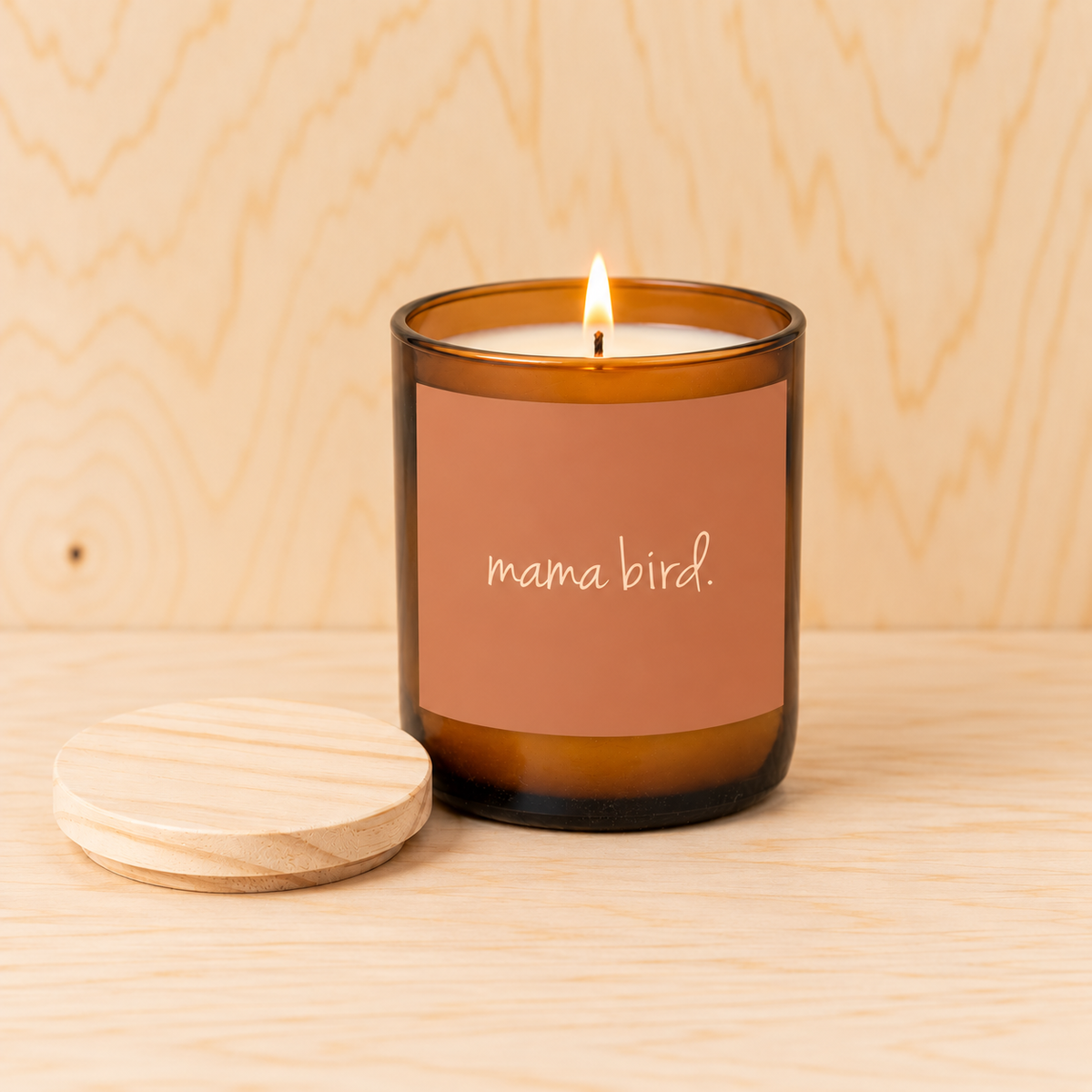 Mama Bird ~ Happy Days Candle