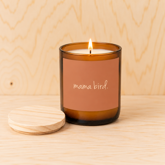 Mama Bird ~ Happy Days Candle