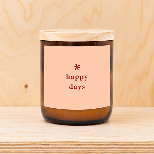Happy Days Candle