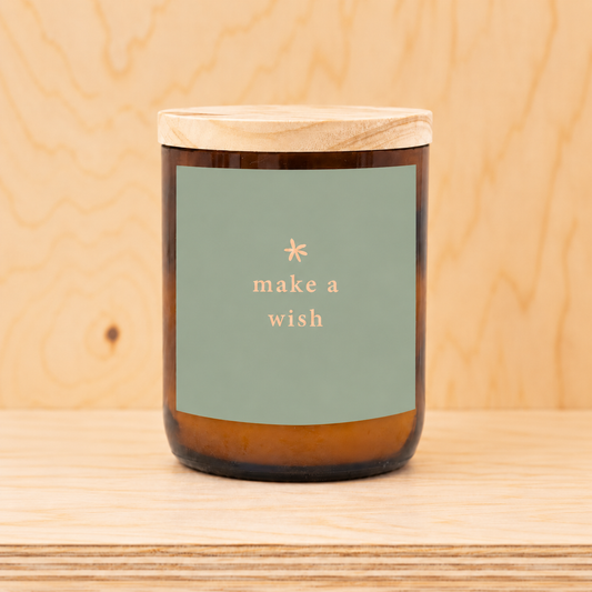Make A Wish ~ Happy Days Candle