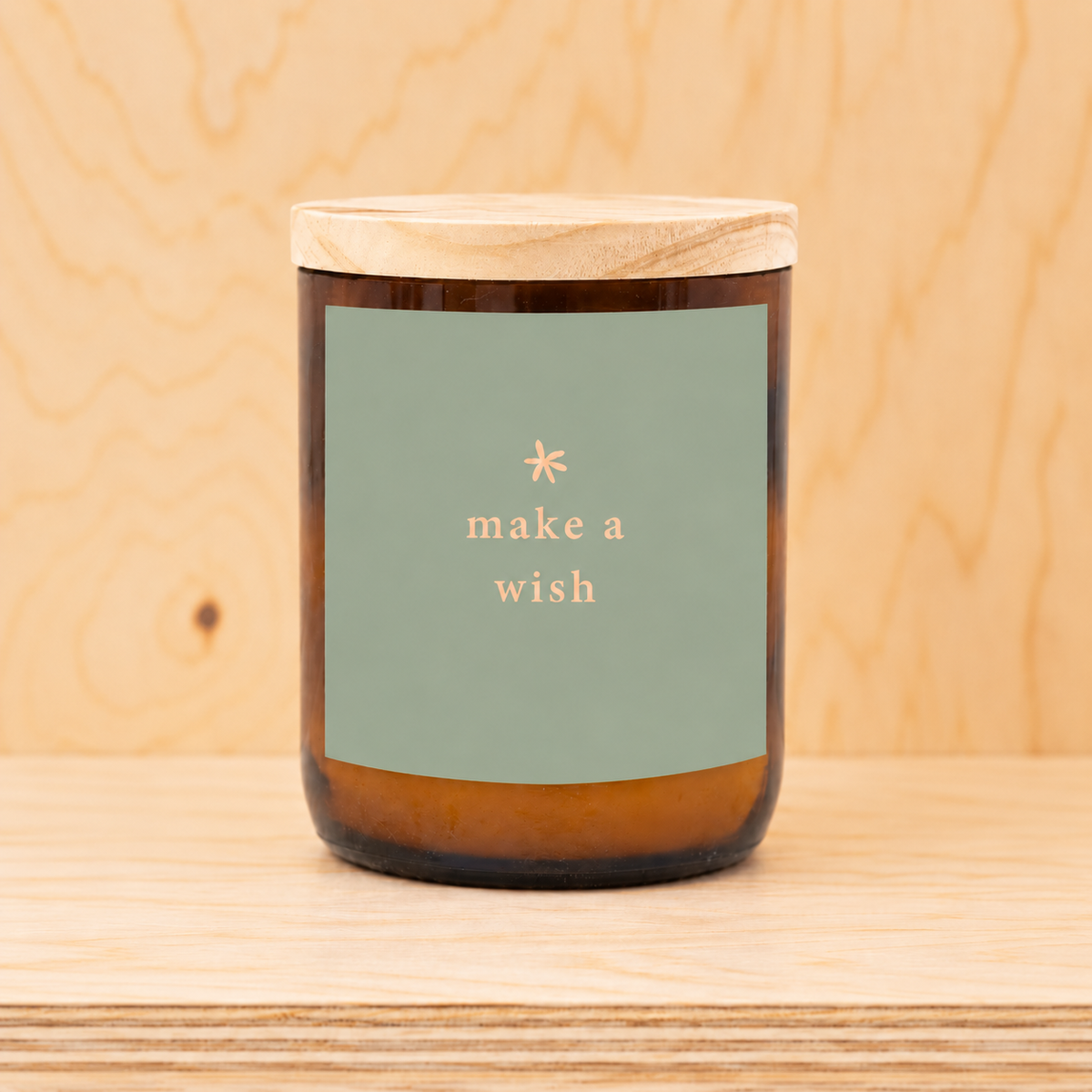 Make A Wish ~ Happy Days Candle
