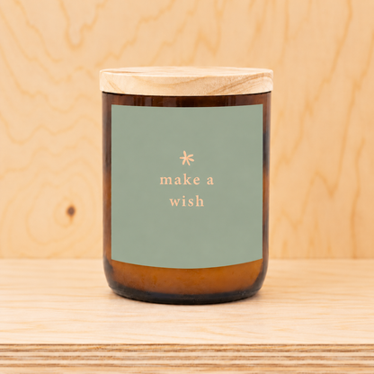 Make A Wish ~ Happy Days Candle
