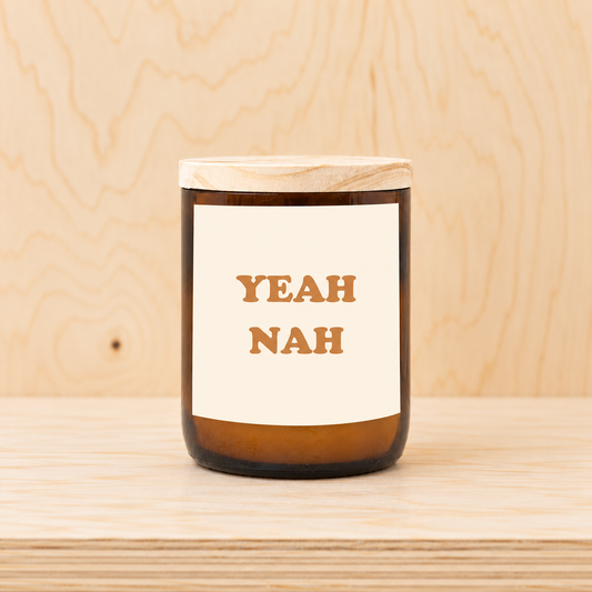 Yeah Nah ~ Happy Days Candle