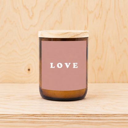 Love ~ Happy Days Candle