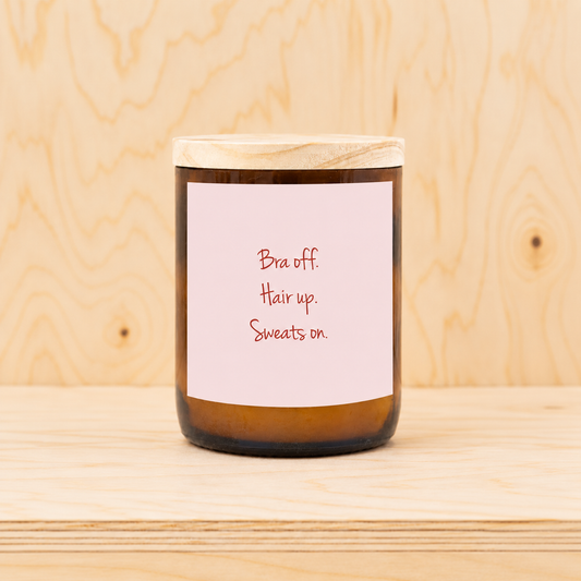 Bra Off ~ Happy Days Candle