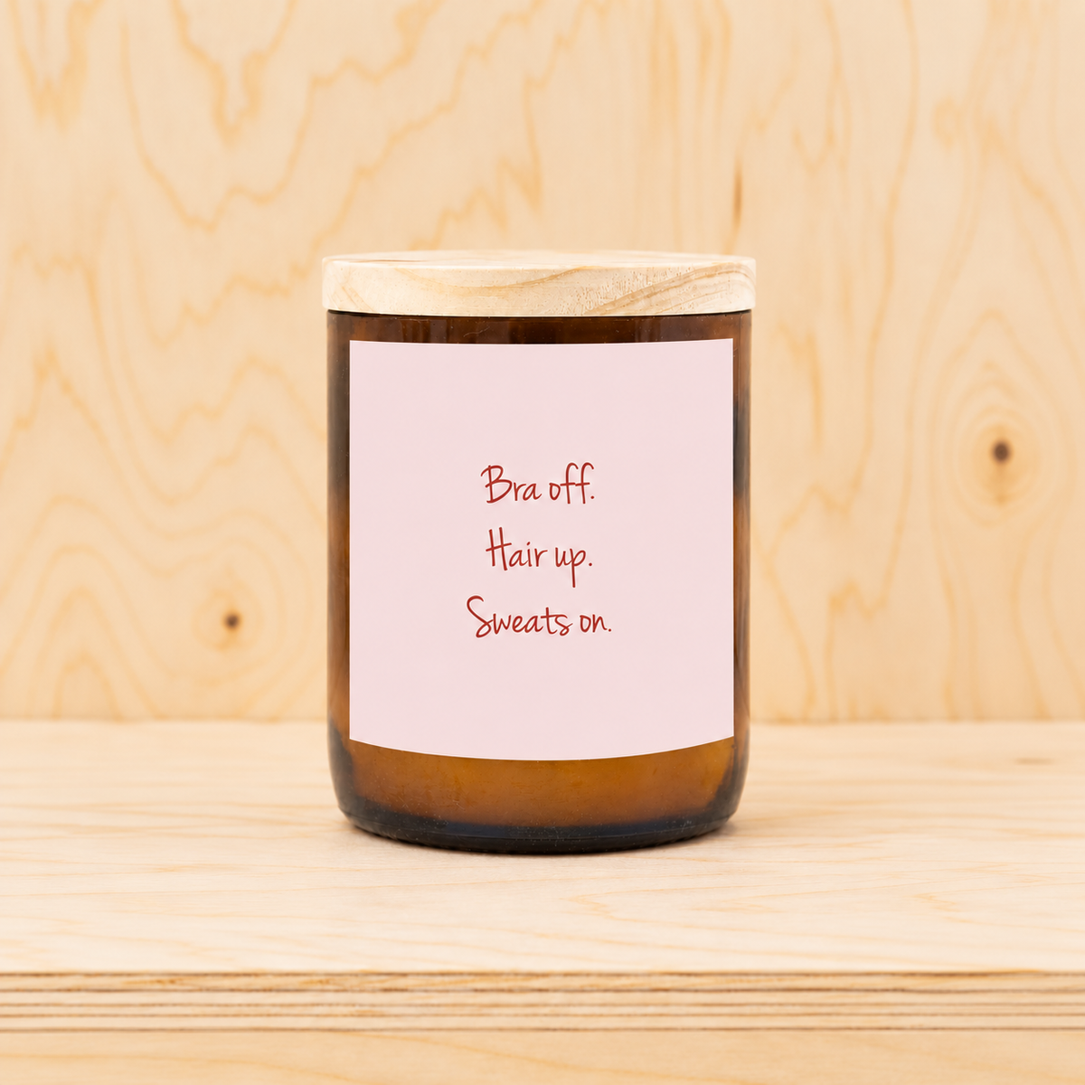 Bra Off ~ Happy Days Candle