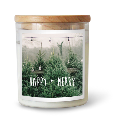 Happy + Merry Christmas Soul Candle