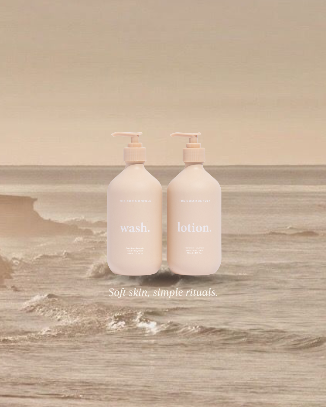 Keep It Simple Wash+Lotion Kit - Nude
