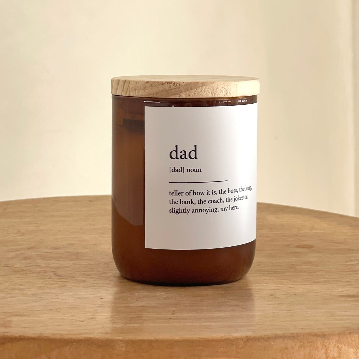 Dad ~ Dictionary Meaning Candle