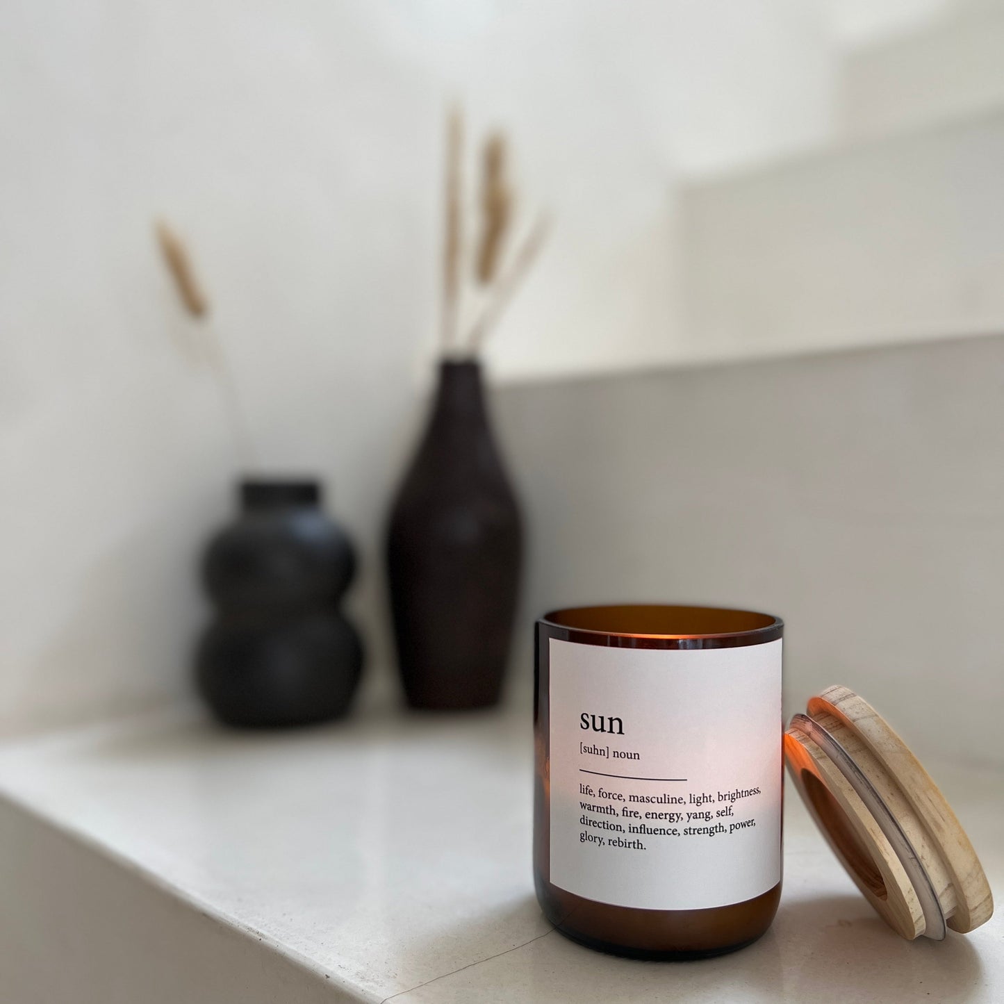 Sun ~ Dictionary Meaning Candle