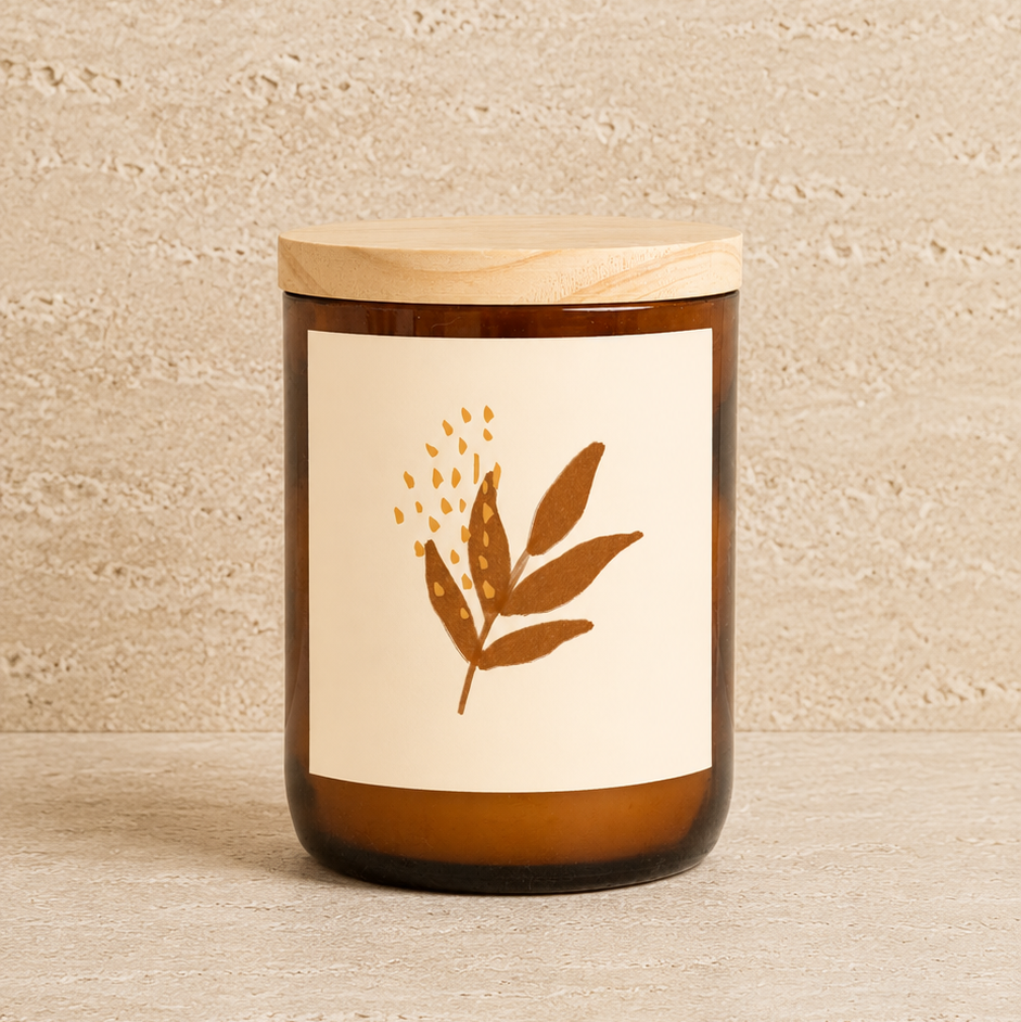 Earth Essentials Candle - Leaf Life