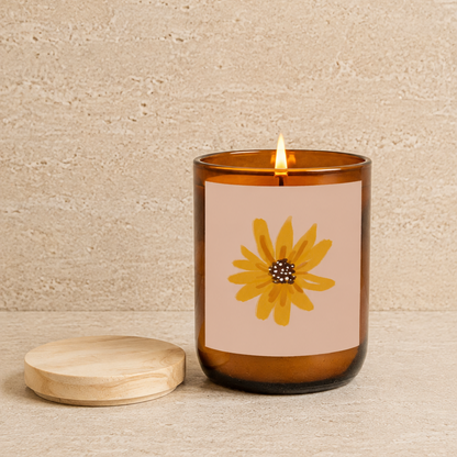 Earth Essentials Candle - Flower Head