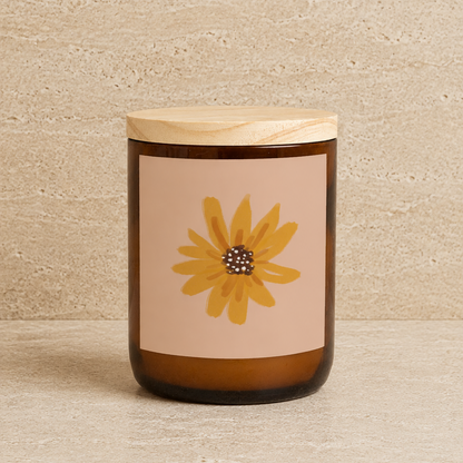 Earth Essentials Candle - Flower Head