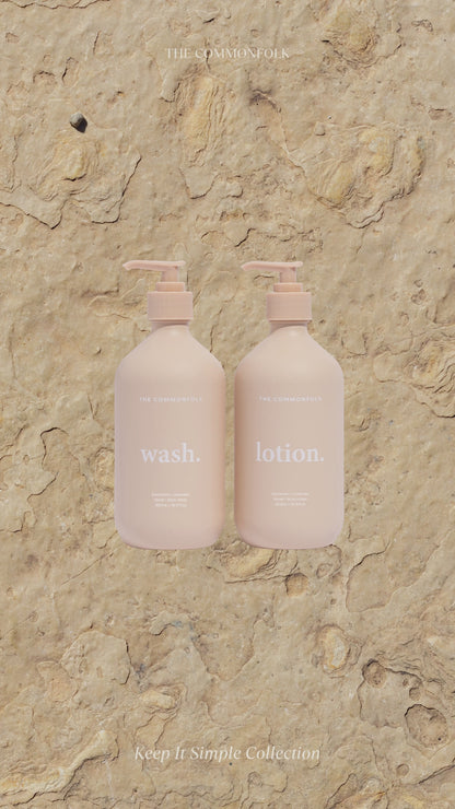 Keep It Simple Wash+Lotion Kit - Nude