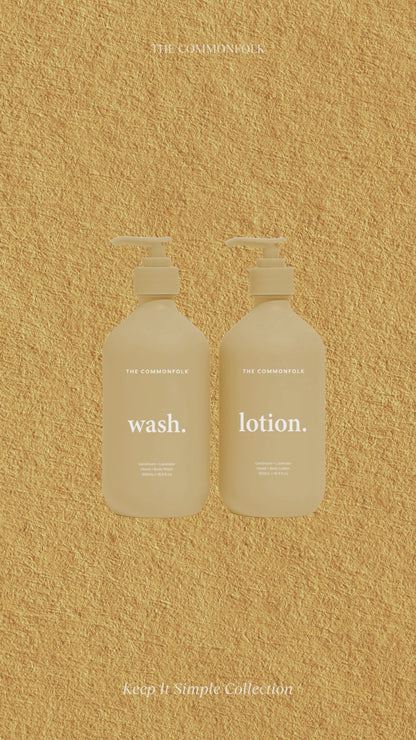 Keep It Simple Wash+Lotion Kit - Sesame