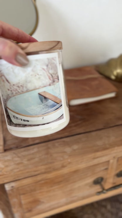 Little Blue Boat Soul Candle